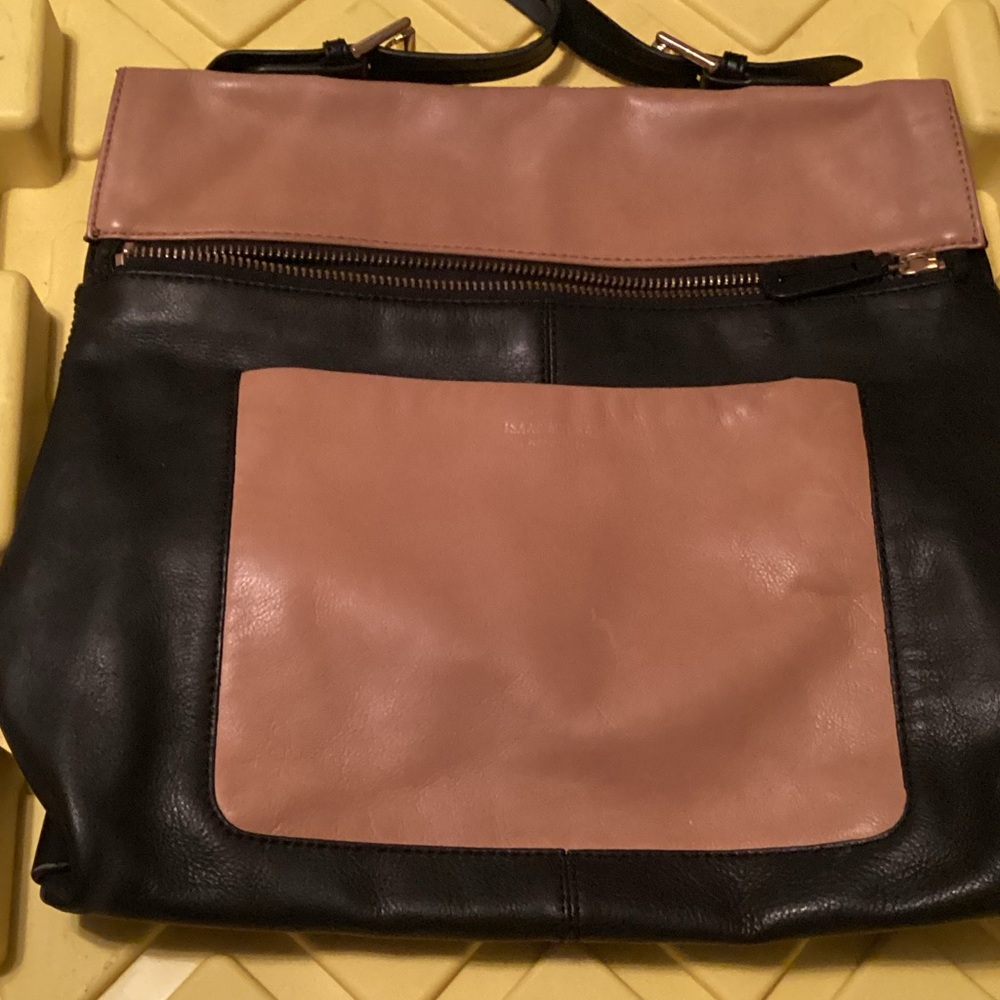 Isaac Mizrahi  Black and Tan Women's Bag